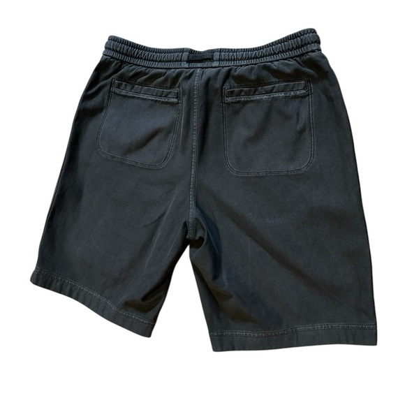 ATHLETA WOMEN'S OLIVE GRAY ELASTIC WAIST STRETCHY FARALLON BERMUDA Sz 8 - Picture 2 of 5